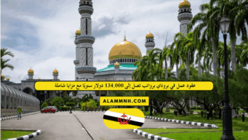 عقود عمل في بروناي برواتب تصل إلى 134,000 دولار سنويًا مع مزايا شاملة