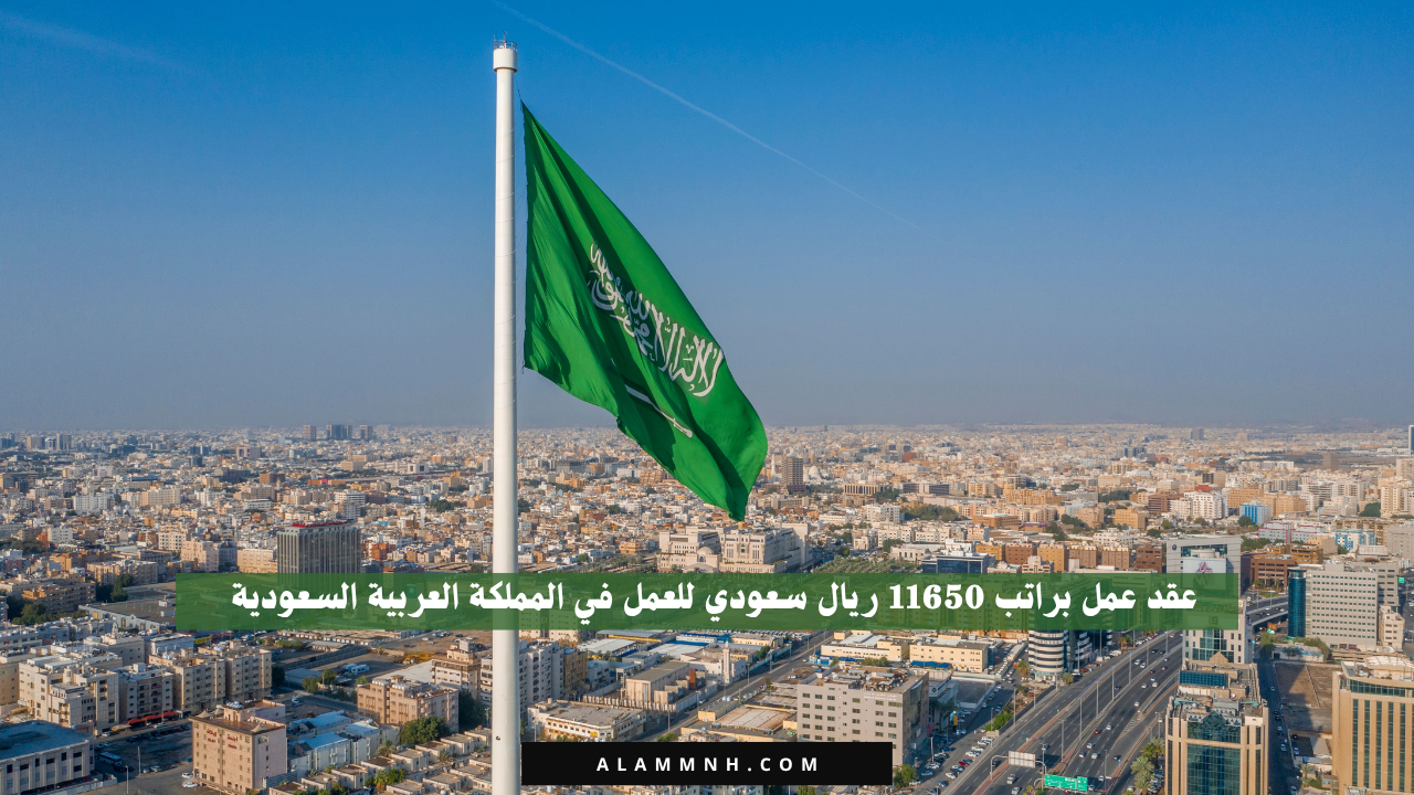 عقد عمل براتب 11650 ريال سعودي للعمل في المملكة العربية السعودية